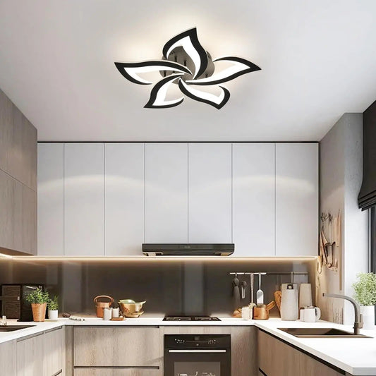 Modern Acrylic Chandelier with Remote Control - Lunora