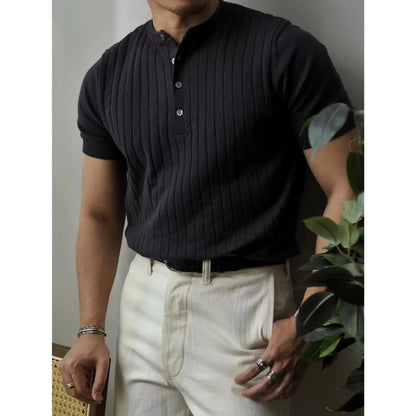 Slim Fit Men's Polo Shirt with Zip – Fabrizio