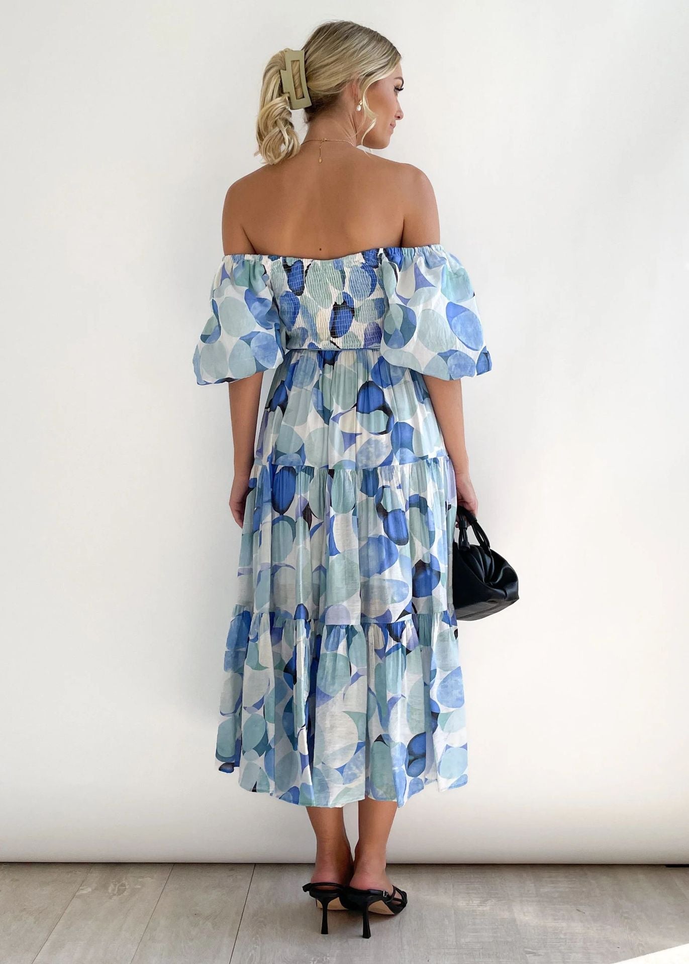 Off-the-shoulder midi dress – Talia