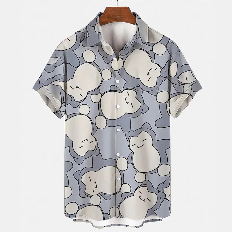 Funny summer set with Gengar & Snorlax print | Buy 1, get 1 free - SleepyFun