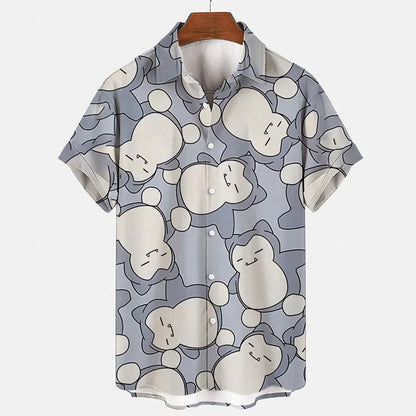 Funny summer set with Gengar & Snorlax print | Buy 1, get 1 free - SleepyFun