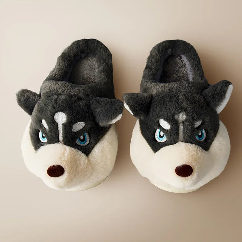 Cute Husky Ladies Slippers – Novi