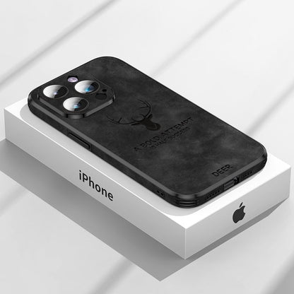 Luxury Deer Leather iPhone Case - Veltro