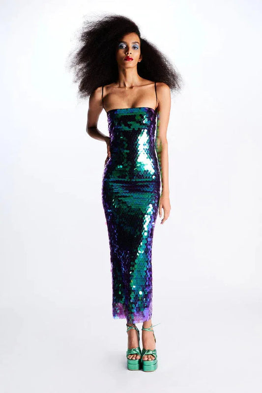 Sequin dress for a Sparkling Evening Look - Amira