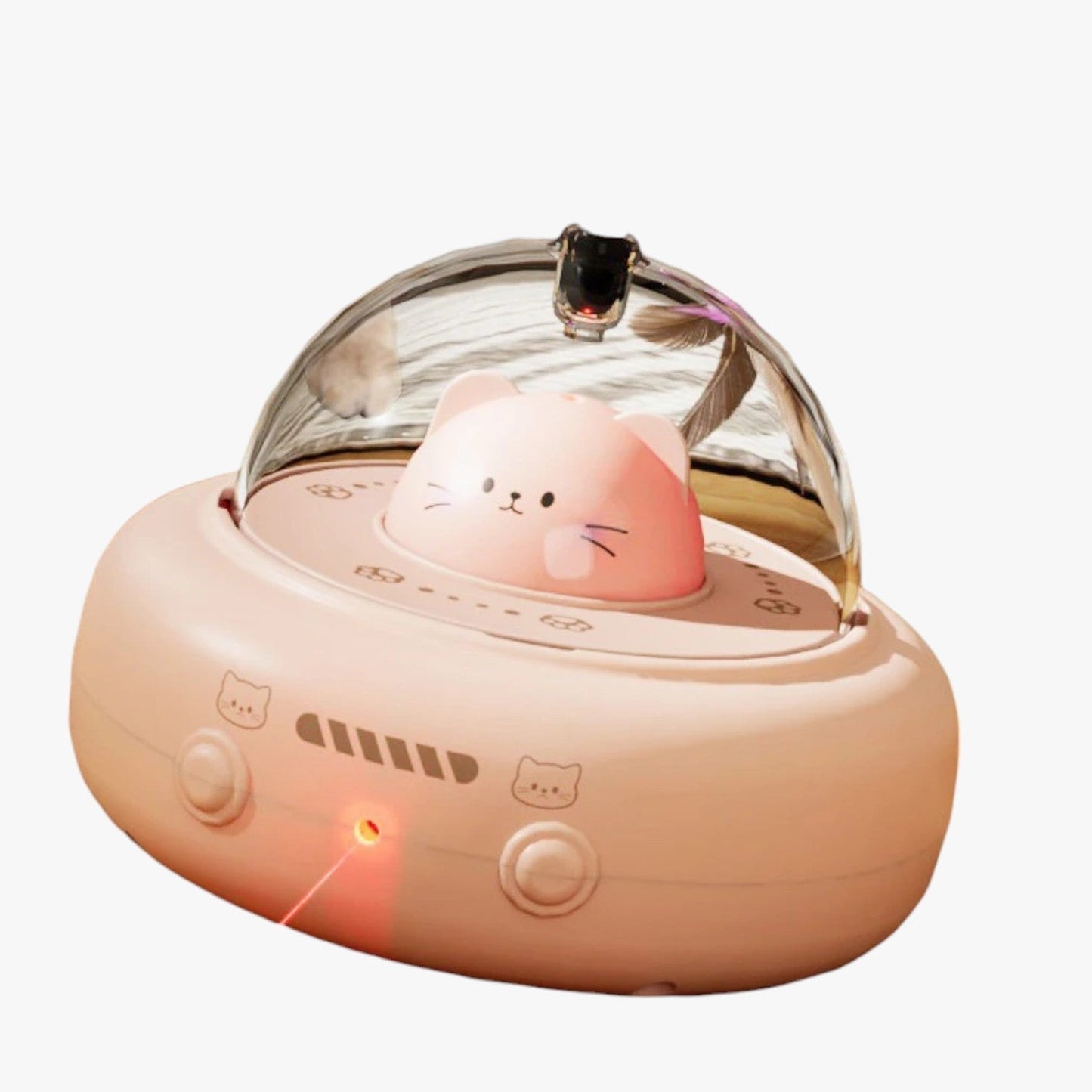 Slim Laser Cat Toy with Rainbow Light - Nola