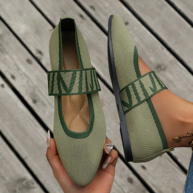 Stylish ladies' autumn shoes with a pointed toe – Lina