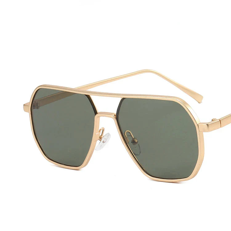 Classic men's sunglasses with metal frame & UV400 protection – Matteo