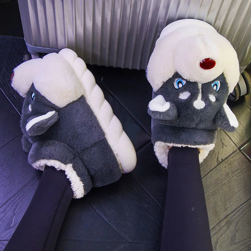 Cute Husky Ladies Slippers – Novi