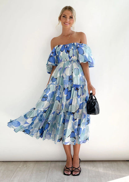 Off-the-shoulder midi dress – Talia