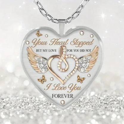 Engraved Heart Necklace – Sofie "Forever"