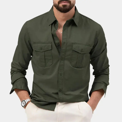 Vintage Men's Long Sleeve Shirt – Vincent