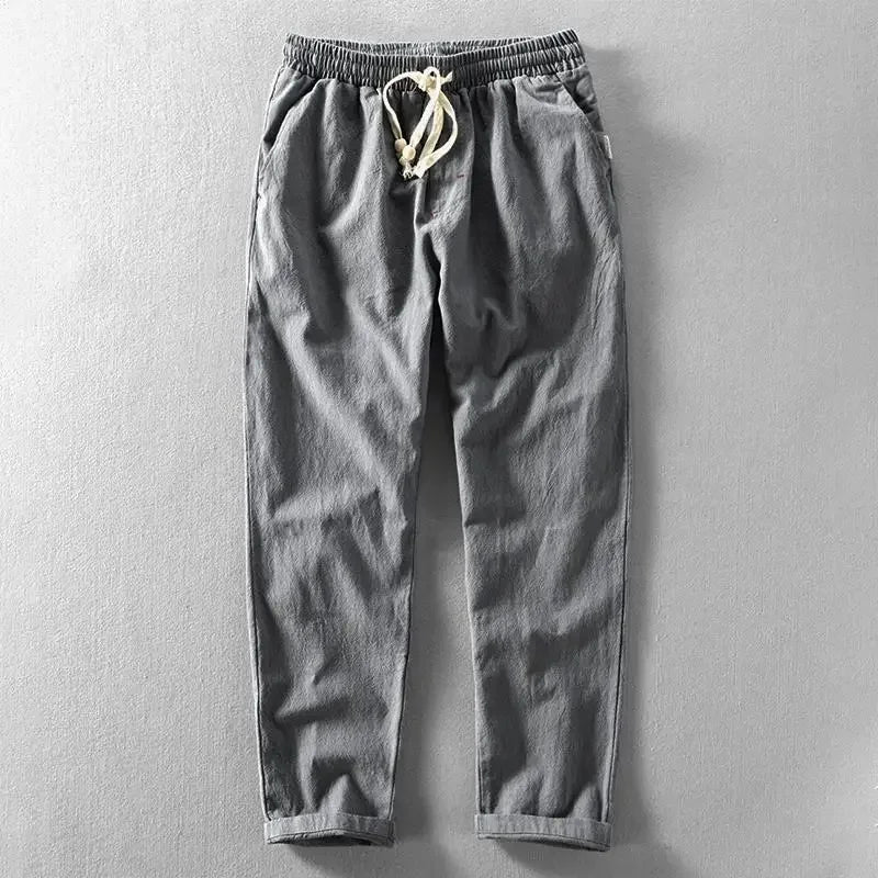 Ultralight Breathable Men's Linen Trousers – Fabio