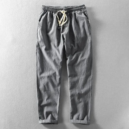 Ultralight Breathable Men's Linen Trousers – Fabio