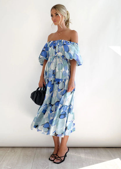 Off-the-shoulder midi dress – Talia