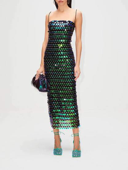 Sequin dress for a Sparkling Evening Look - Amira