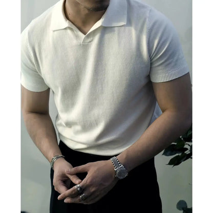 Slim Fit Men's Polo Shirt with Zip – Fabrizio