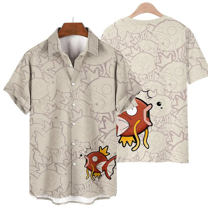 Funny summer set with Gengar & Snorlax print | Buy 1, get 1 free - SleepyFun