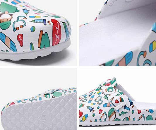 Waterproof & Lightweight Women's Comfort Clogs – Slip-Resistant & Hygienic
