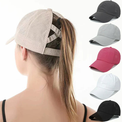 Breathable unisex sports baseball cap made of mesh with adjustable fit – AeroCap