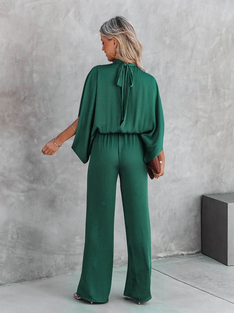 Trendy Green Jumpsuit - Chloe