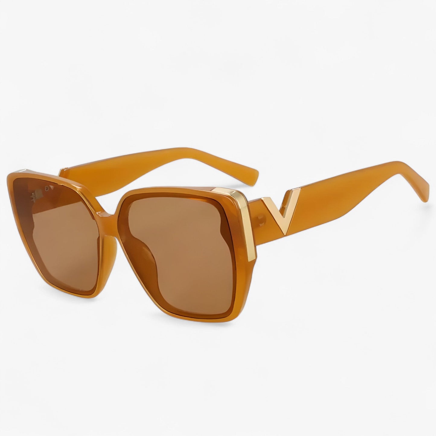 V-shaped mirrored sunglasses – Kryos