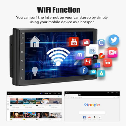 Universal Android Car Stereo with Touchscreen, GPS and Wireless CarPlay