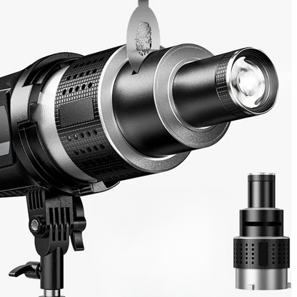 Optical Spotlight Conical Lens Kit with 35 Gobos & Bowens Mount – Lumina