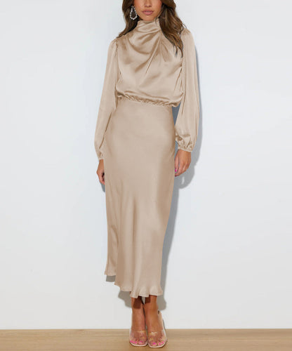 Luxury Satin Dress - Evelina