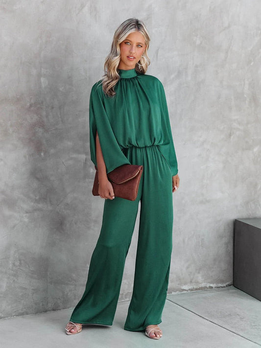 Trendy Green Jumpsuit - Chloe