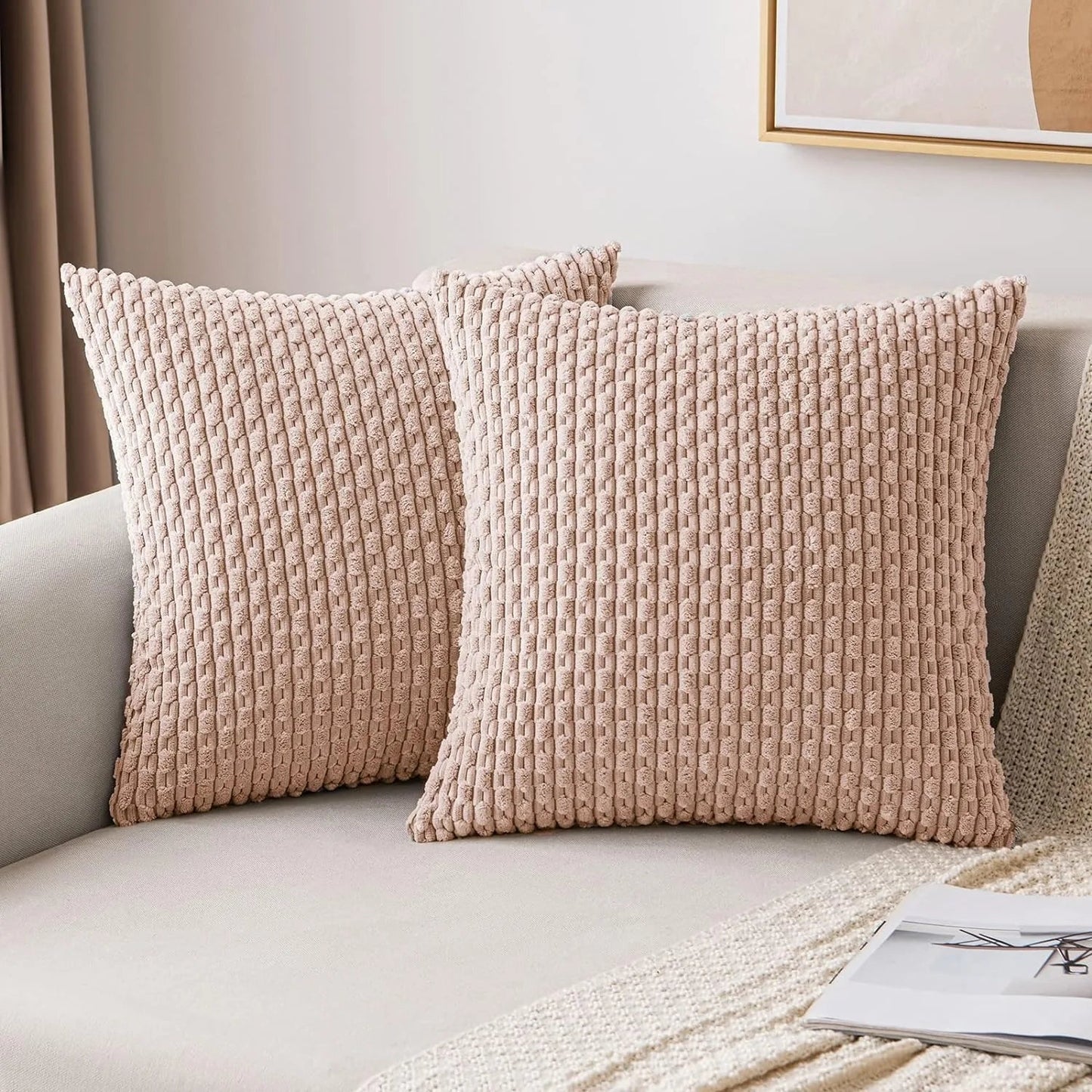 Corduroy Cushion Covers with Boho Style – Velvia