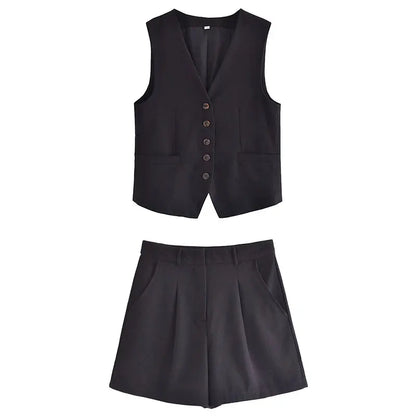 Two-piece summer outfit with vintage top – Amaya