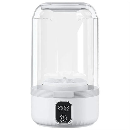 Portable Mini Washing Machine with LED Display for Travel and Small Garments