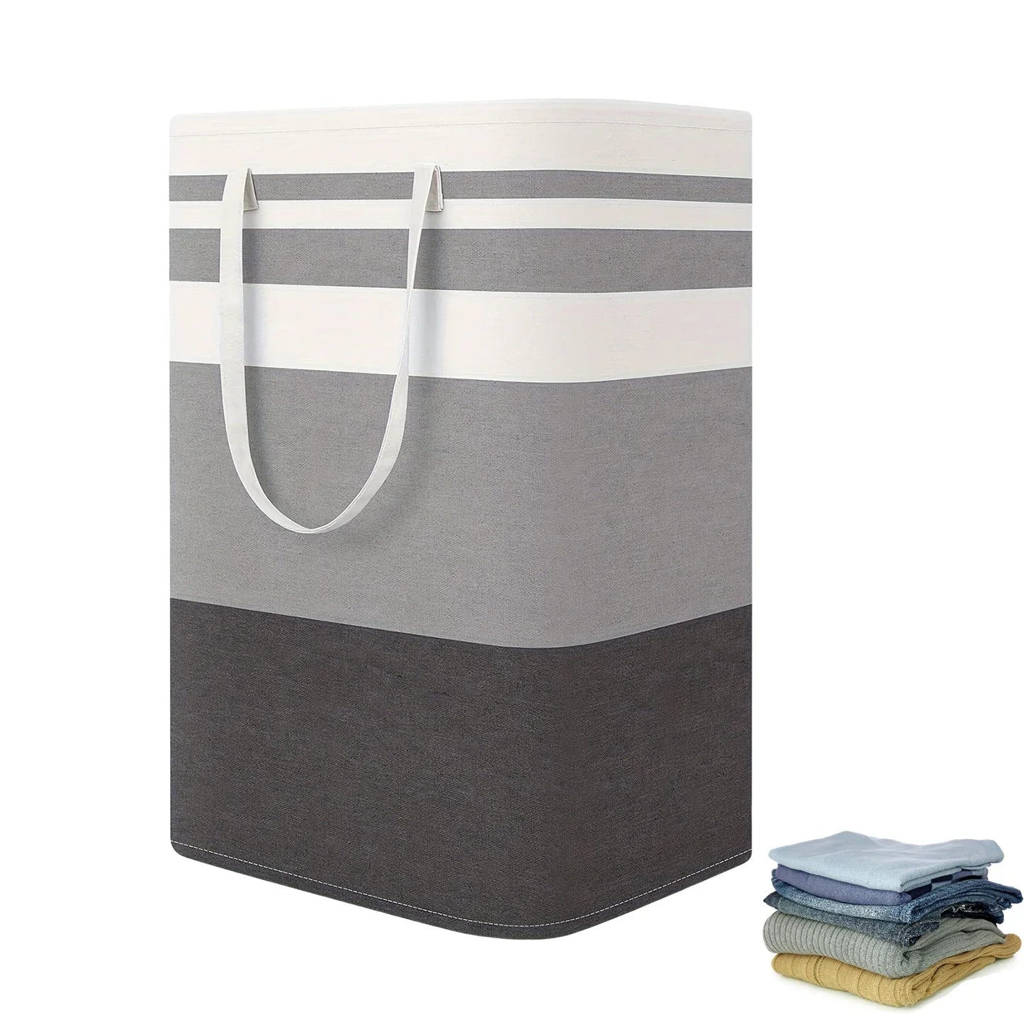 75L Large Laundry Hamper with Handles & Collapsible Design – Solen