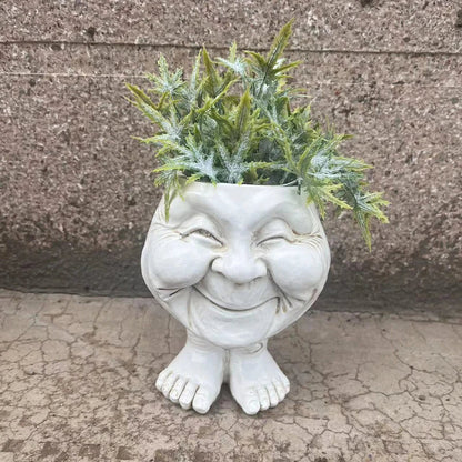Funny Face Wax Plant Pot - GigglePot