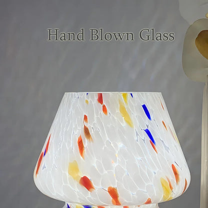 Aesthetic Glass Mushroom Lamp - LumiMush