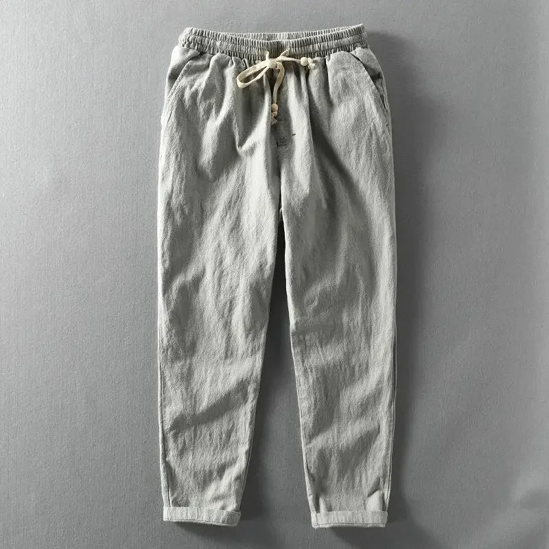 Ultralight Breathable Men's Linen Trousers – Fabio