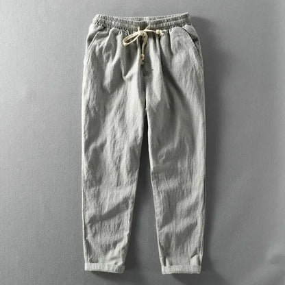 Ultralight Breathable Men's Linen Trousers – Fabio