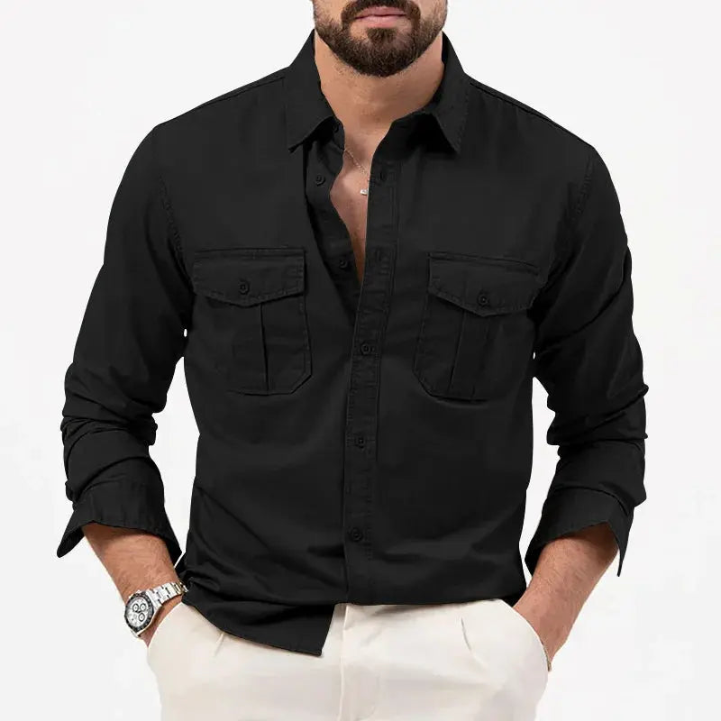Vintage Men's Long Sleeve Shirt – Vincent