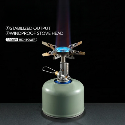 Mini Portable Camping Gas Stove with Adjustable Flame – Solen