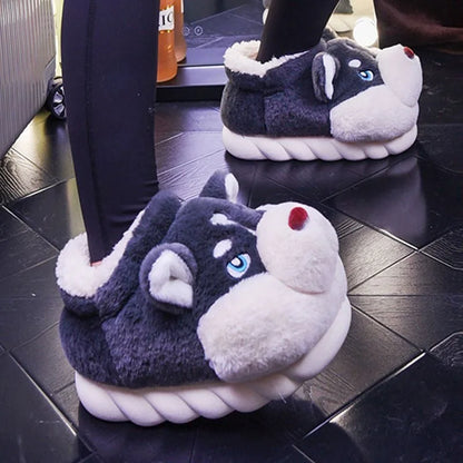 Cute Husky Ladies Slippers – Novi