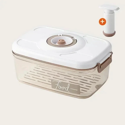 Food Vacuum Storage Box Transparent Container with Hand Pump – FreshLock