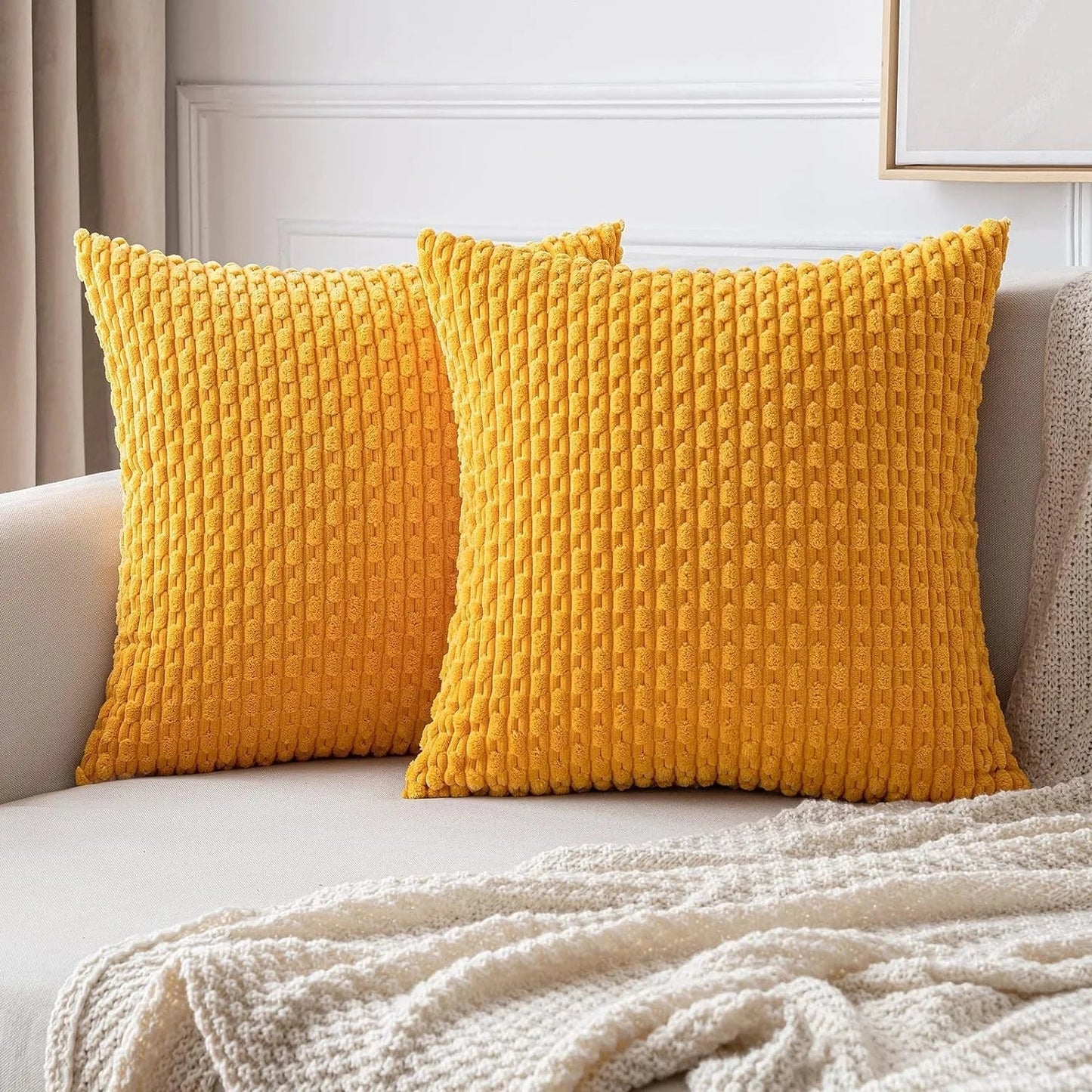 Corduroy Cushion Covers with Boho Style – Velvia