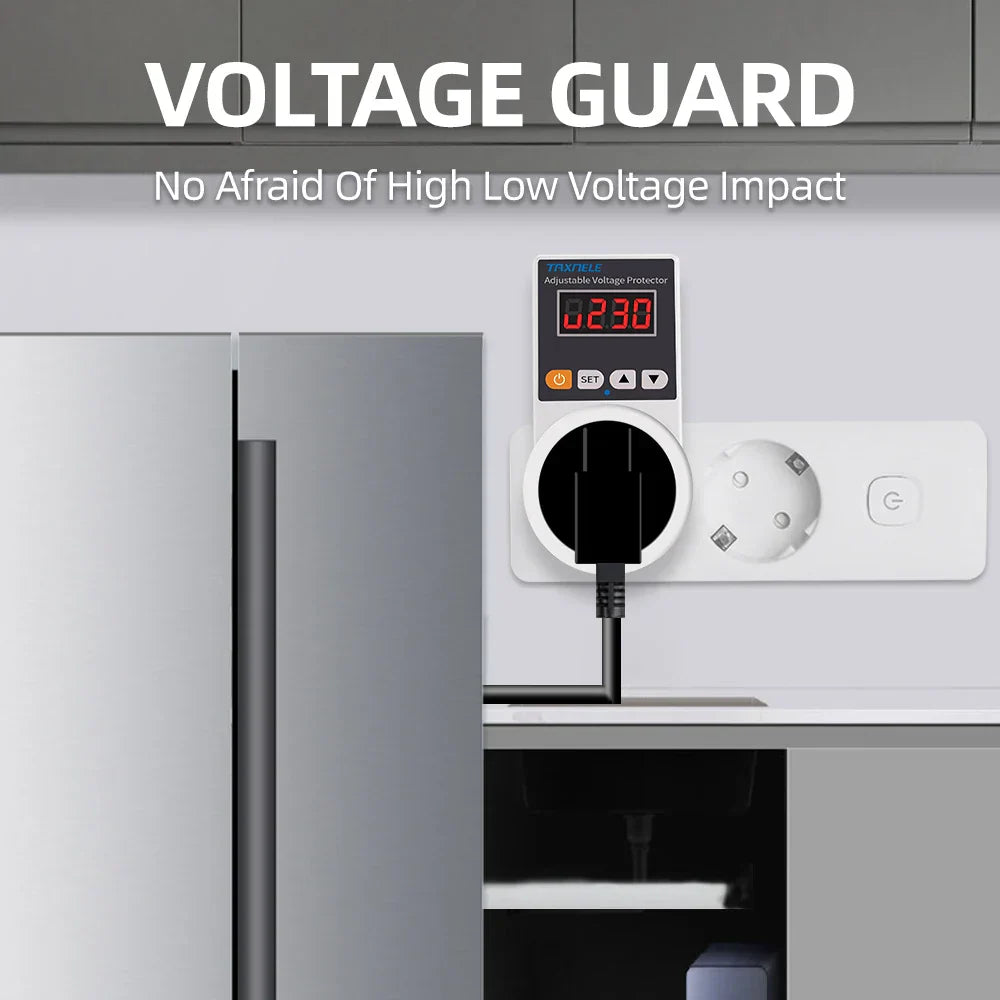 Automatic Voltage Protector Socket with Adjustable Settings – VoltGuard