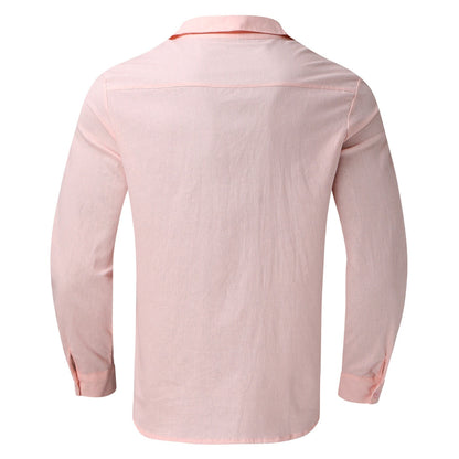 Stylish plus-size autumn shirt for men – Hayes