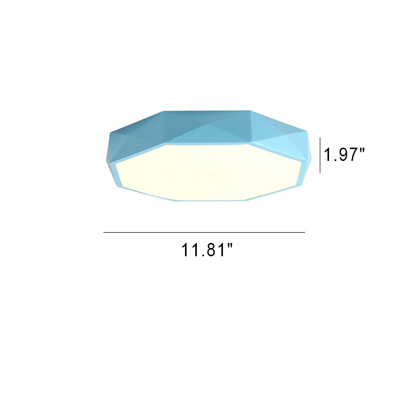 Blue light shown with dimension diagram marking the smallest size's width and 1.97 inch height 7