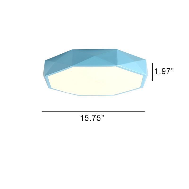 Blue light shown with dimension diagram marking the medium size's width and 1.97 inch height 8