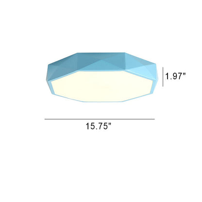 Blue light shown with dimension diagram marking the medium size's width and 1.97 inch height 8