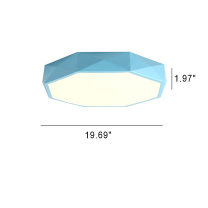 Blue light shown with dimension diagram marking the largest size's width and 1.97 inch height 9