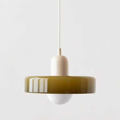 Colourful Pendant Lamp in Bauhaus Style - StiloGlas