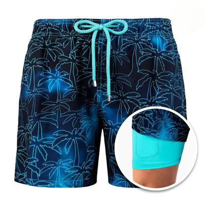Trendy men's swim shorts with print – Julien